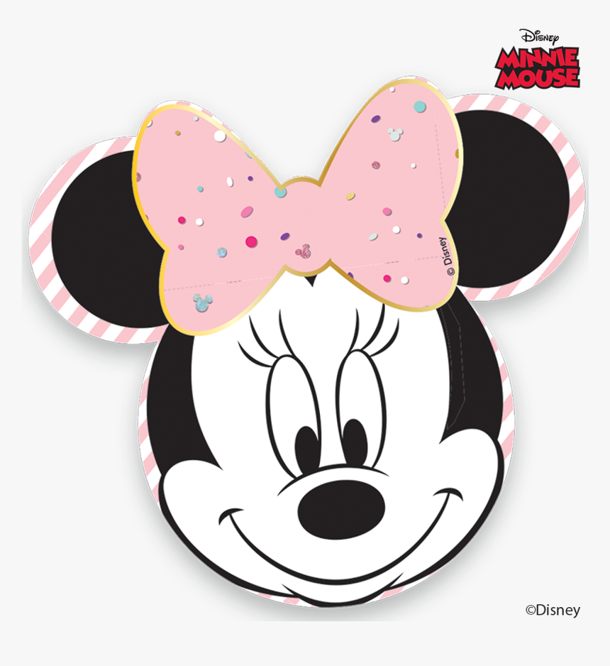 Transparent Minnie Mouse Birthday Png - Minnie Mouse Shaped Party Plates, Png Download