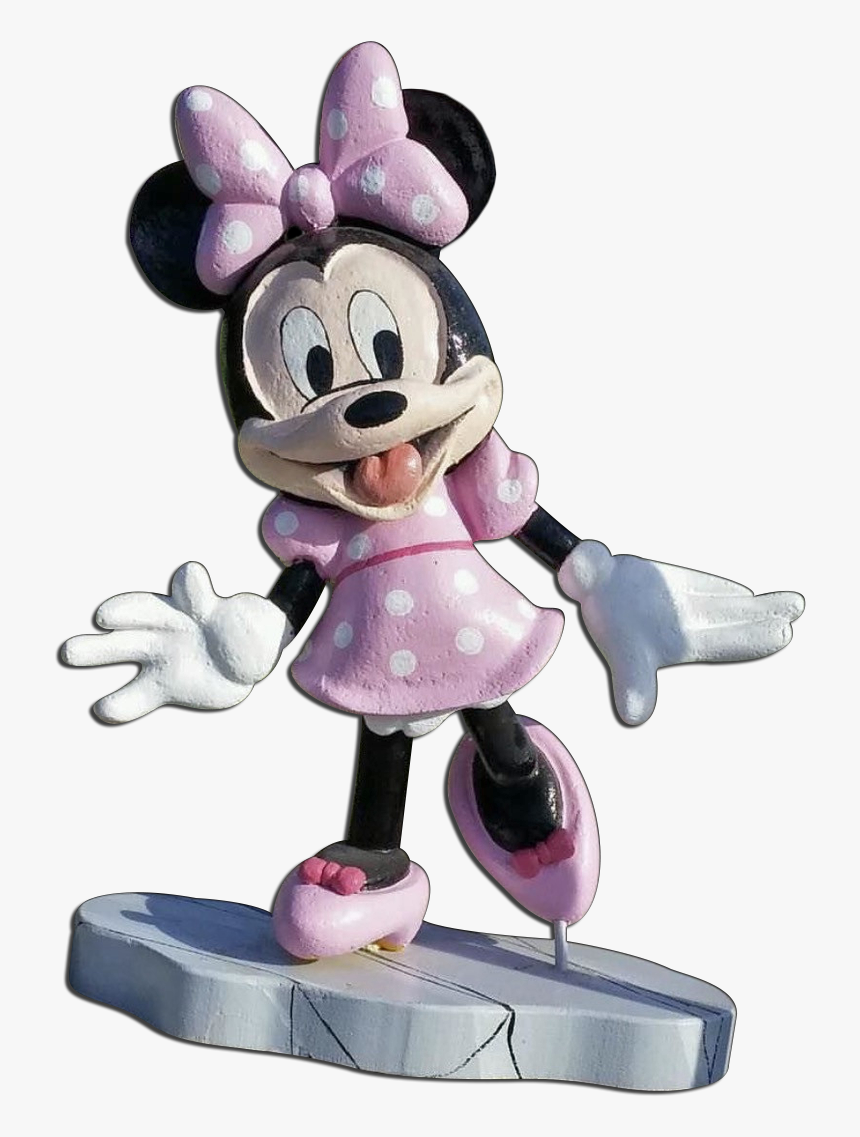 Disney Facets Minnie Mouse Figur - Pink, 10cm Handbemalt Im Geschenkbox