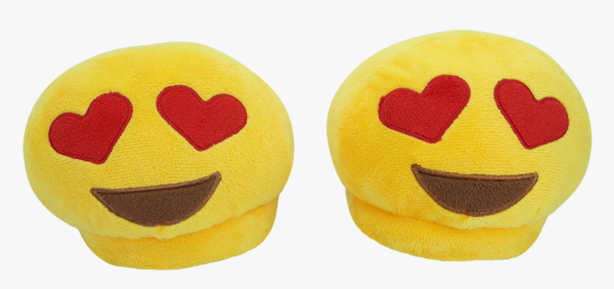 Emoji Slippers - Heart Eyes - Emoji Slippers Png, Transparent Png