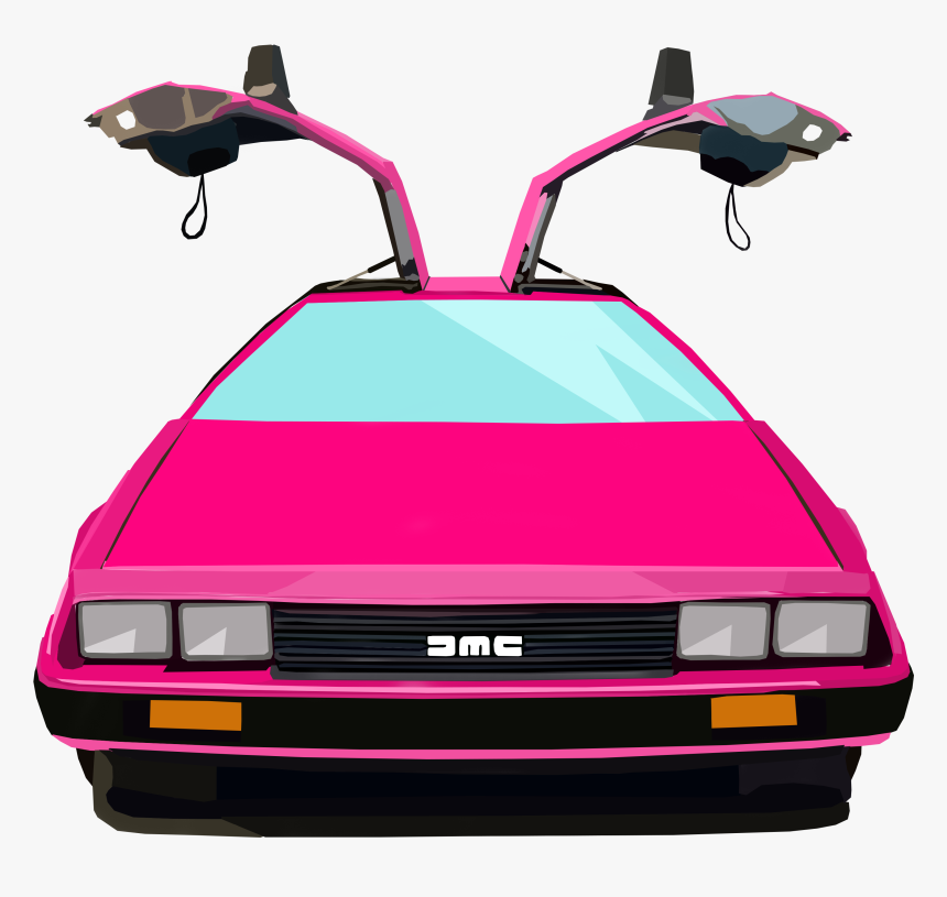 Transparent Delorean Png - Delorean Pink, Png Download