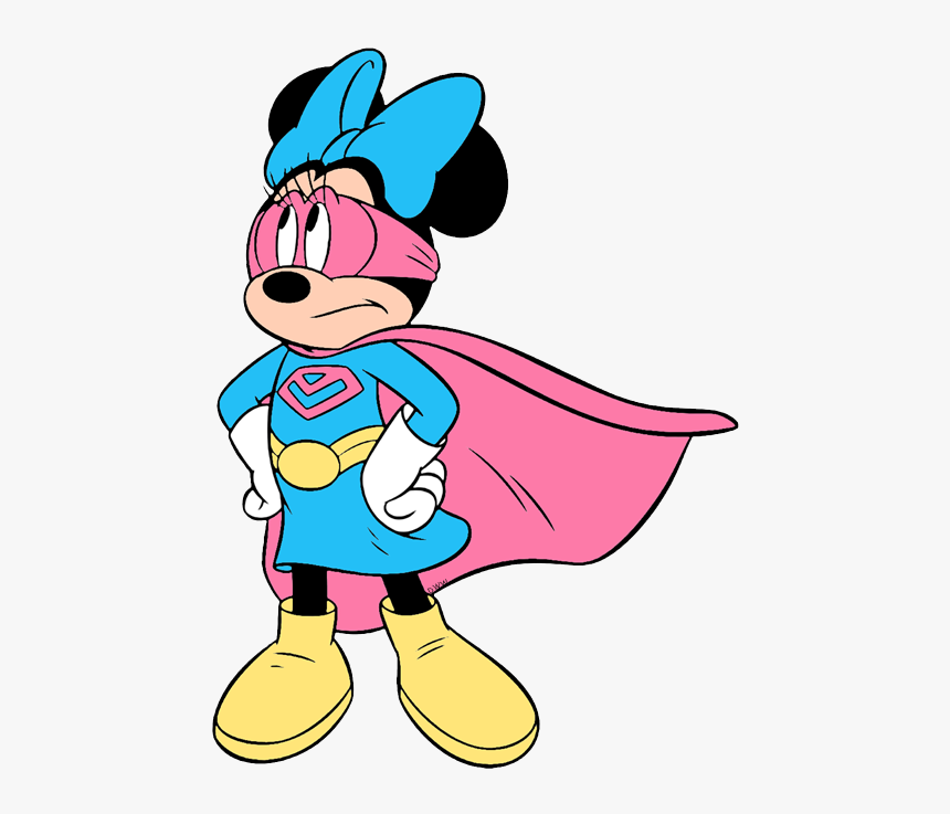 Super Minnie Mouse, HD Png Download