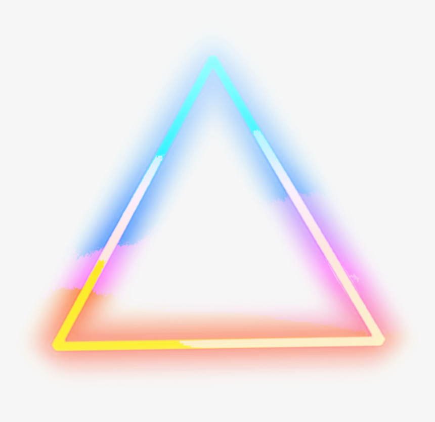 Transparent Luces Neon Png - Triangle Png For Editing, Png Download