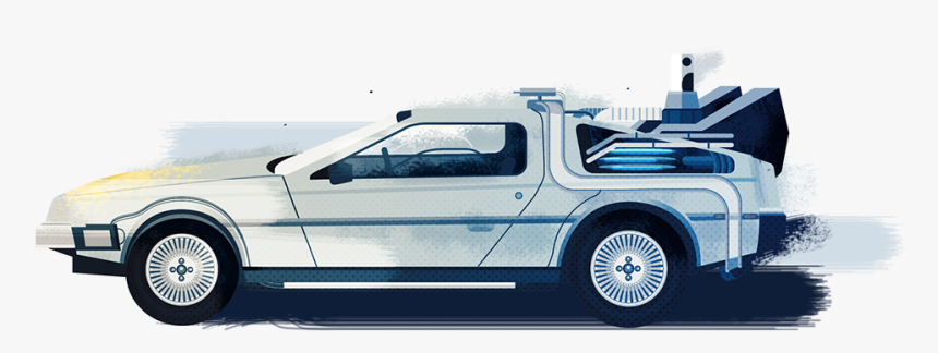 Back To The Future Illustration, HD Png Download