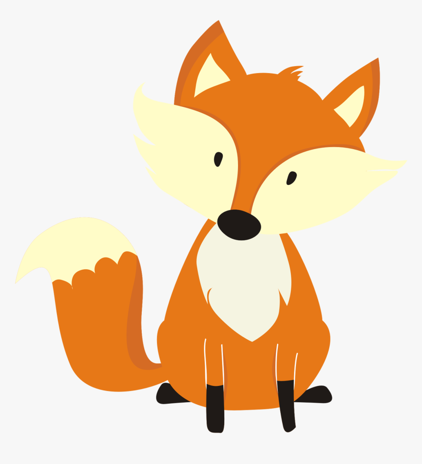 Fox Illustration, Fox, Clip Art, Cute, Illustrator - Fox Pictures For Preschool, HD Png Download