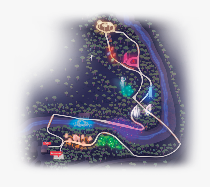Foresta Lumina Parcours, HD Png Download