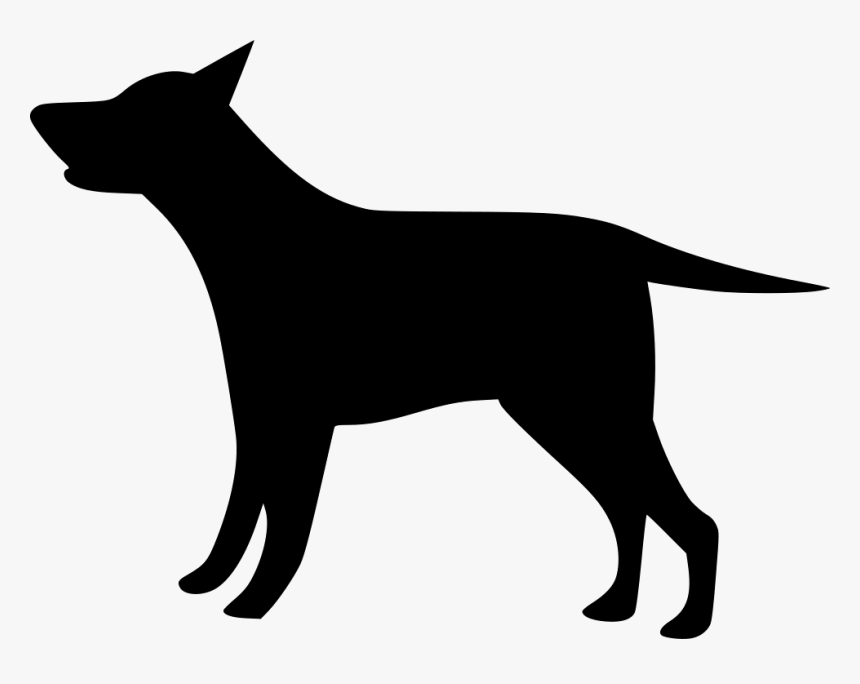 Dog Breed Black Silhouette Clip Art - Guard Dog, HD Png Download