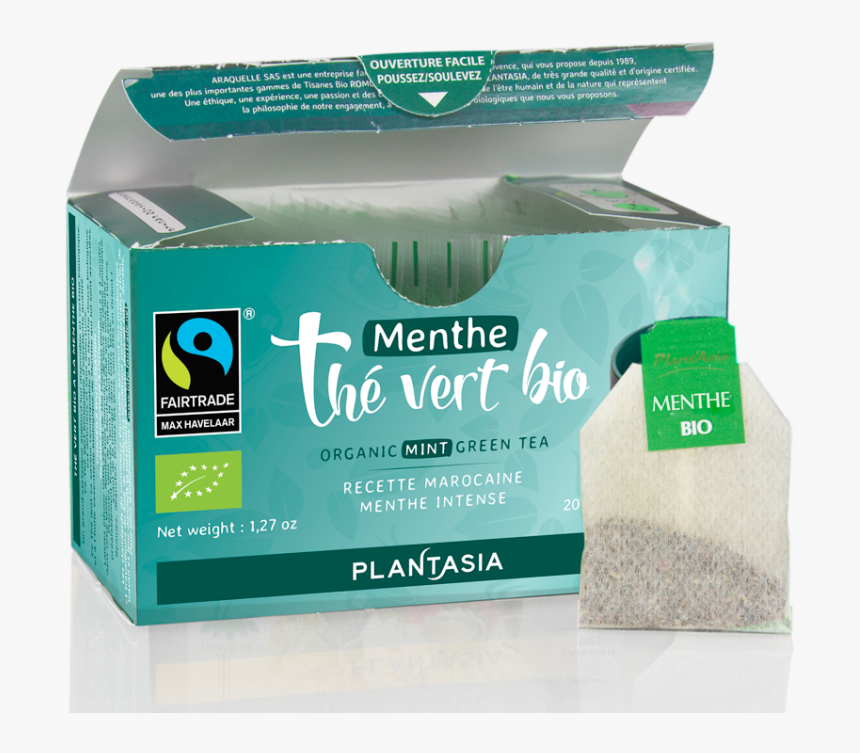 Thé Vert Menthe Intense - Fair Trade, HD Png Download