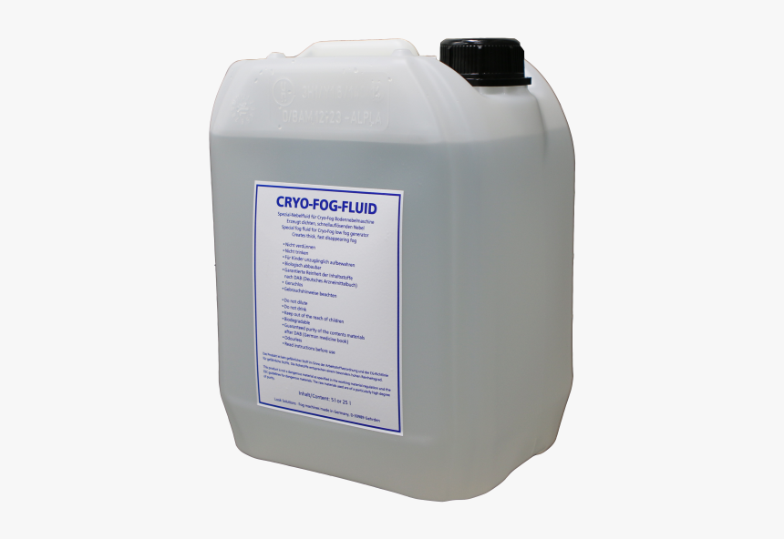 Case/4 Cryo-fog Fluid 5l - Regular Fog 5l, HD Png Download