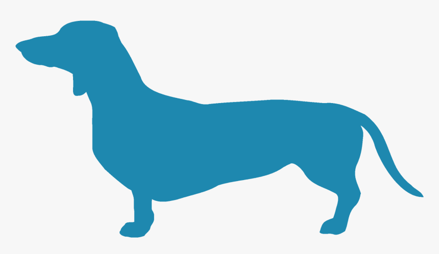 Wiener Dog Silhouette - Silueta De Perro Salchicha, HD Png Download