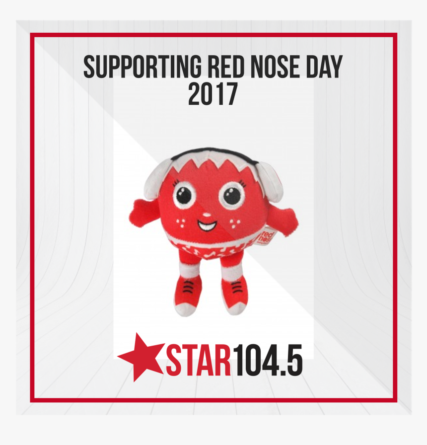 Transparent Red Nose Day Png - Cartoon, Png Download