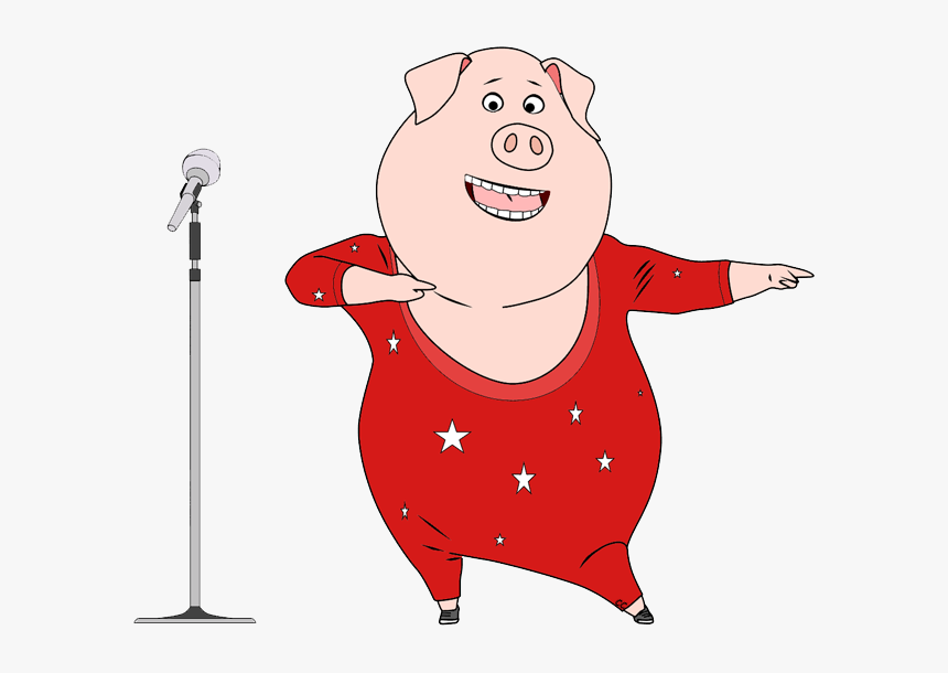 Movie Clip Art Cartoon - Tous En Scène Personnage, HD Png Download