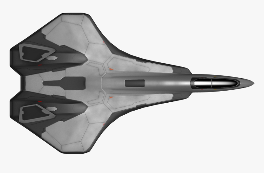 Designs Spacecraft Png - Spaceship Birds Eye View, Transparent Png
