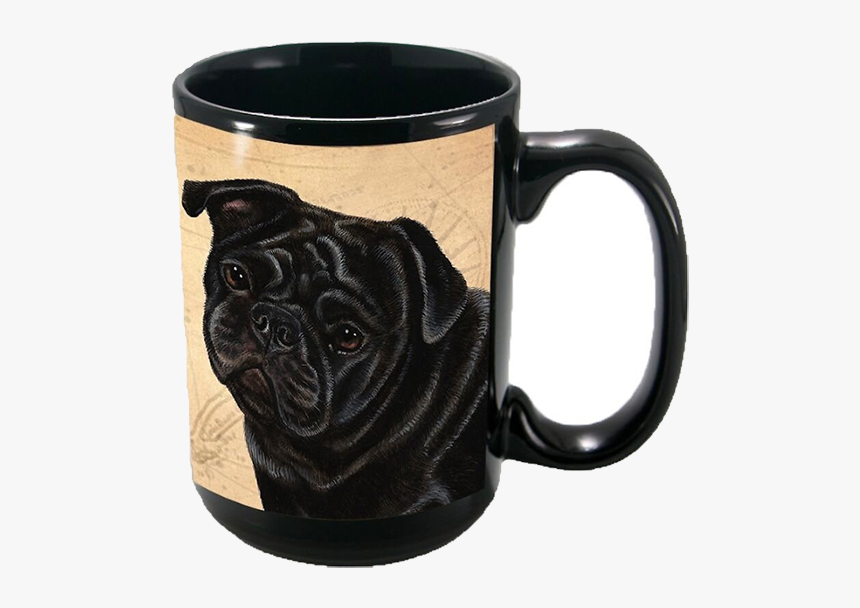 Pug Coffee Mug - Mug, HD Png Download