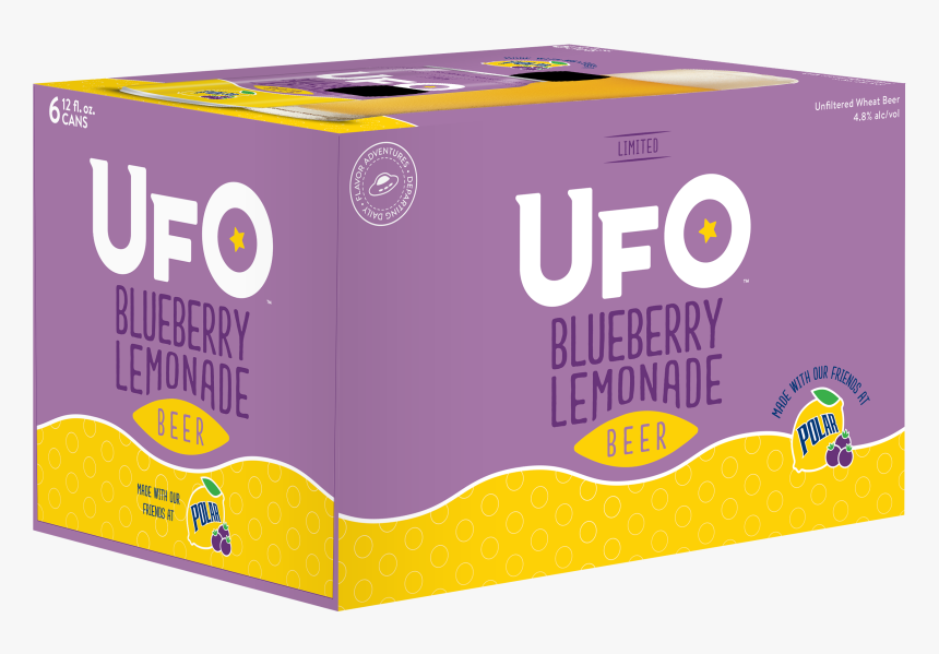 Ufo Blueberry Lemonade, HD Png Download