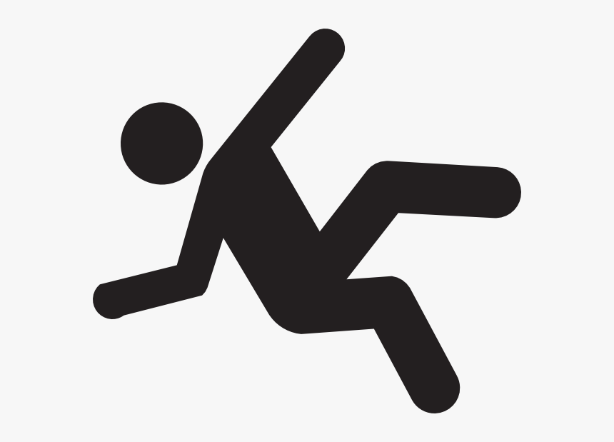 Font,hand,logo,clip - Transparent Falling Stick Figure, HD Png Download