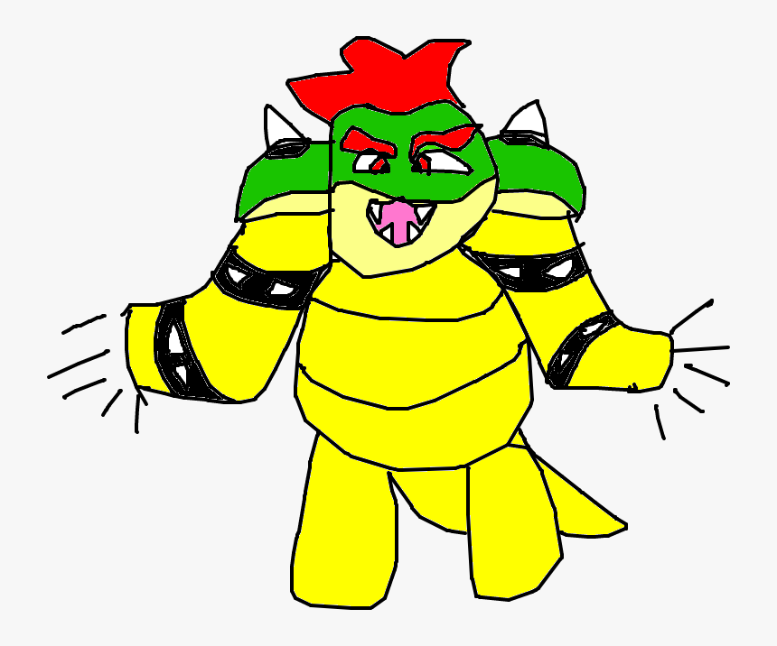 Transparent Bowser Face Png - Cartoon, Png Download