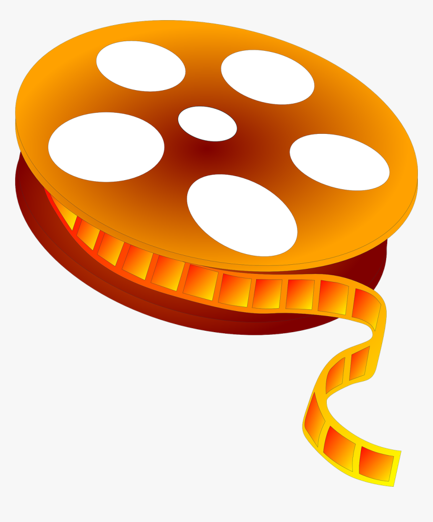 Buddhist Film Reel Clip Art At Clker - Movie Reel Clip Art, HD Png Download