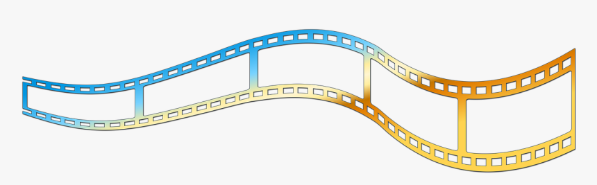 Color Film Roll Png - Colorful Film Strip Png, Transparent Png