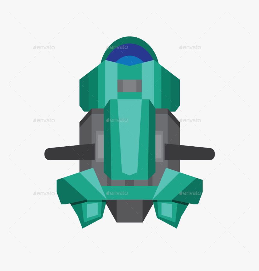 Space Ship Vector, HD Png Download