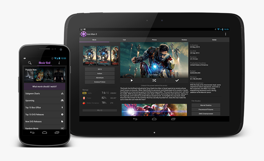 Movieroll - Applications Of Computer Movies, HD Png Download