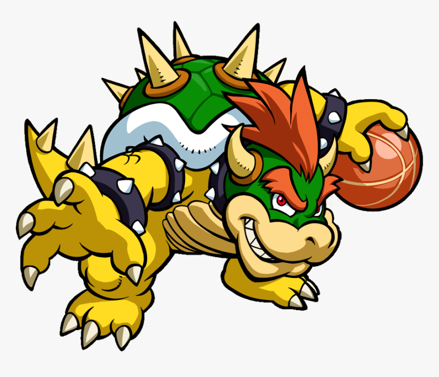 Image Bowser Hoops On - Mario Hoops 3 On 3 Bowser, HD Png Download