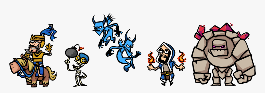 Clash Royale Troops - Clash Royale Troop Drawings, HD Png Download