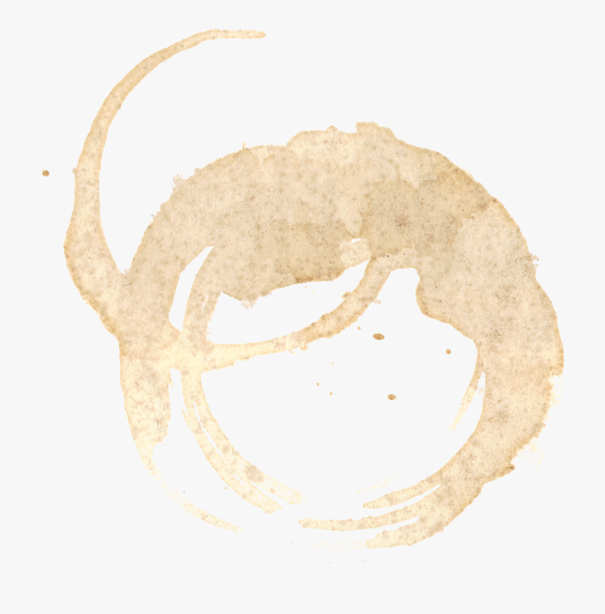Transparent Coffee Spill Clipart - White Wine Stain Png, Png Download