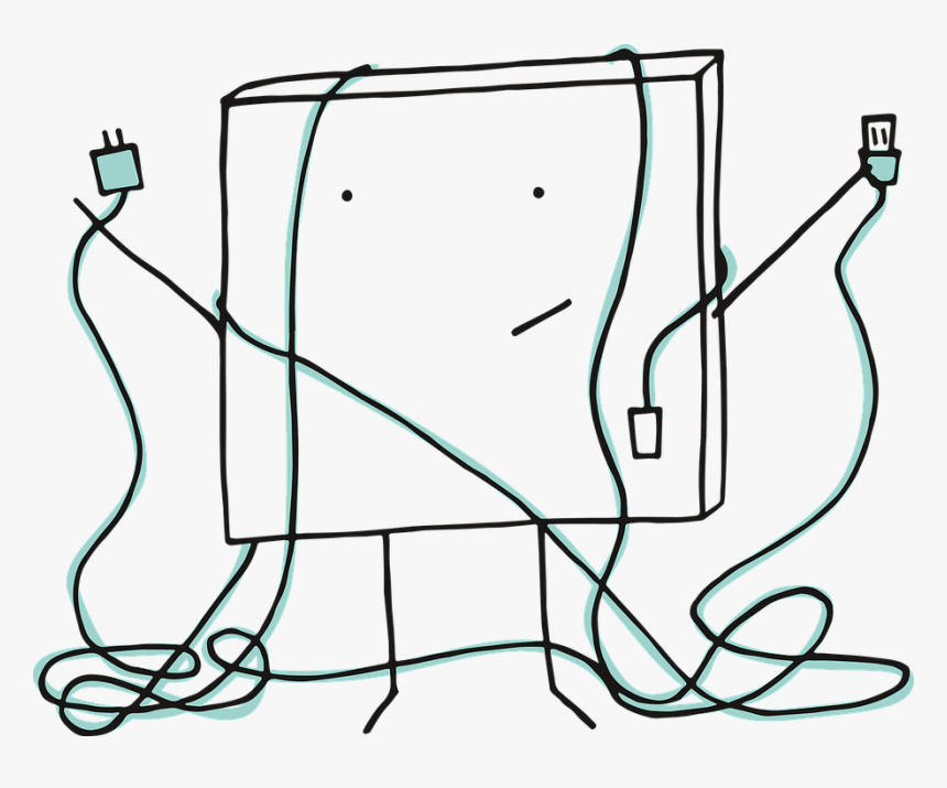 Pixel Cells, Problem, Technology, Technical Problem - Line Art, HD Png Download