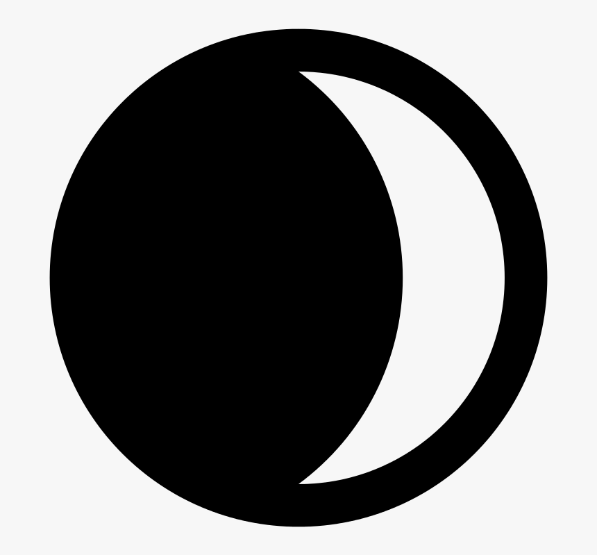 Crescent Clipart Waxing Crescent Moon - Waxing Crescent Moon Icon, HD Png Download