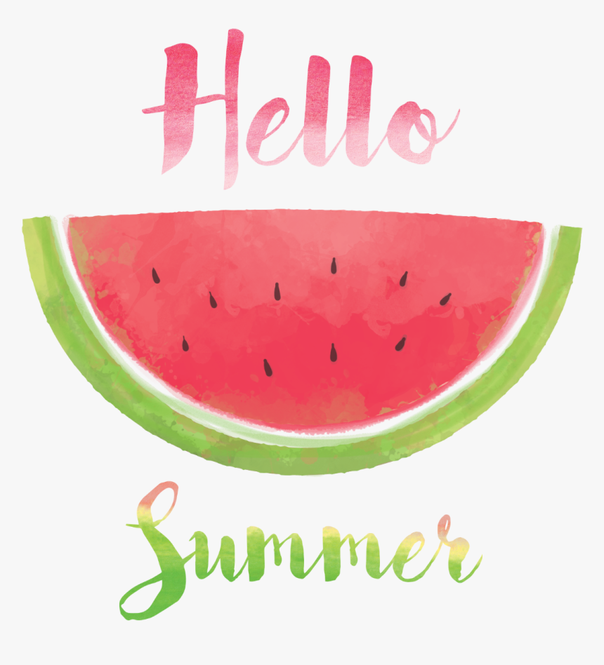 Watermelon Clipart Minimal - Watermelon, HD Png Download