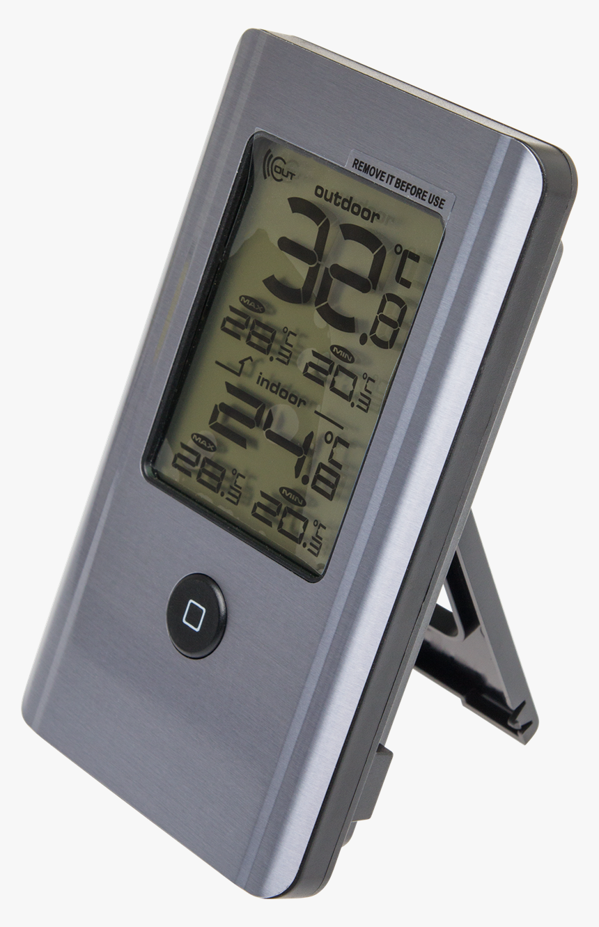 Transparent Termometer Png - Trådlös Termometer Inne Ute, Png Download