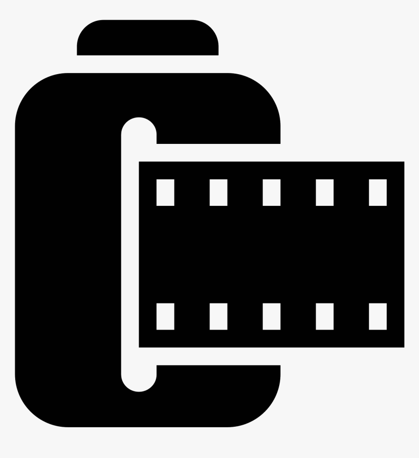 Film Roll Filled Icon - Illustration, HD Png Download