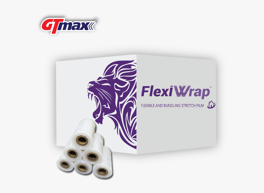 Stretch Film Flexiwrap Mini Roll Bundle Roll Gt-max - Label, HD Png Download