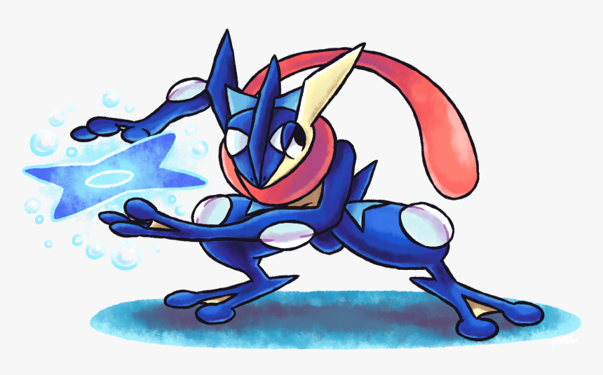 Pokemon X And Y Pokemon Red And Blue Super Smash Bros - Dibujos De Pokemon Greninja, HD Png Download