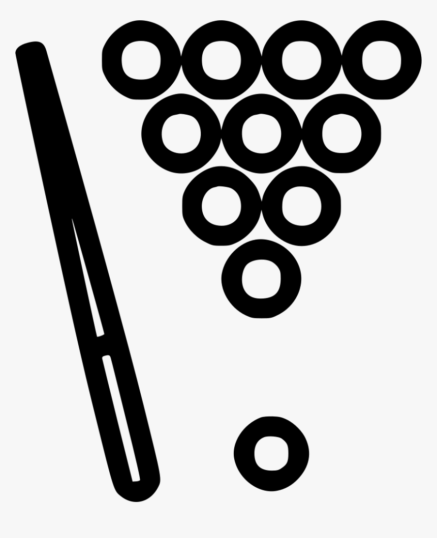 Billiard Cue Balls Pool - Billiard Icon Png, Transparent Png