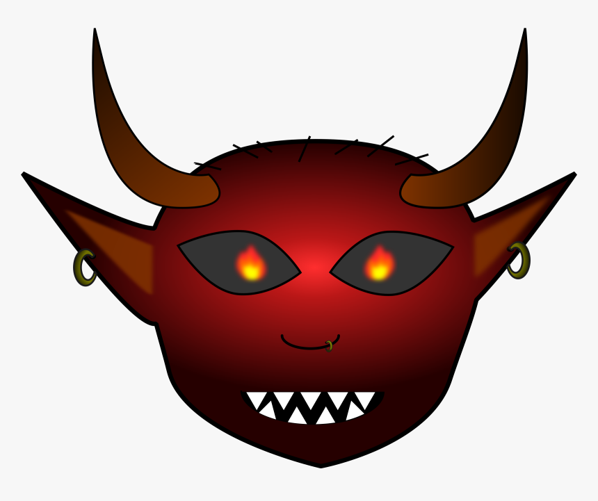 Head,horn,fang - Böse Monster, HD Png Download