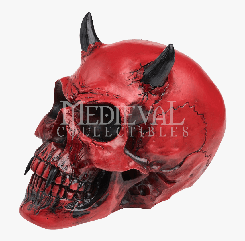Transparent Demon Head Png - Alchemy Crimson Demon Skull, Png Download