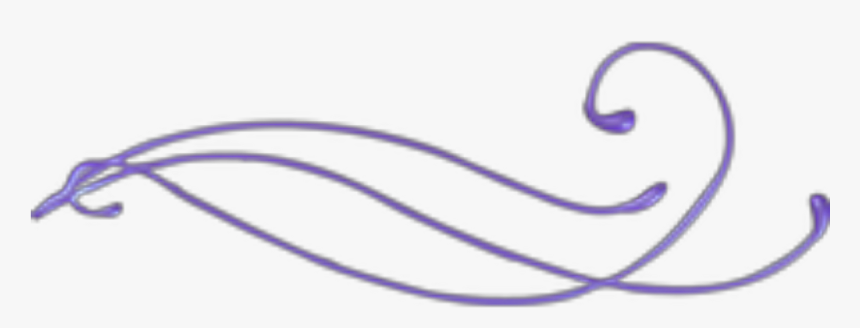 #ftestickers #swish #swirl #border #corner #purple - Red Swirl, HD Png Download