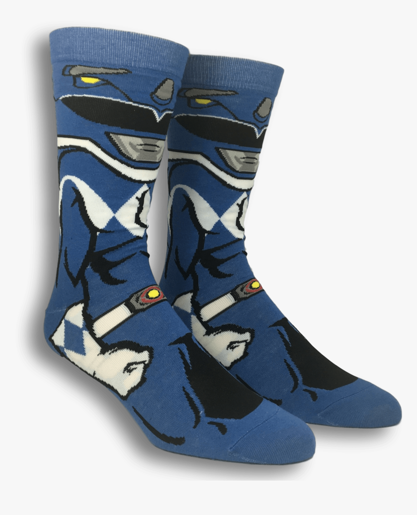 Power Ranger Blue Ranger 360 Socks 
 Class - Sock, HD Png Download