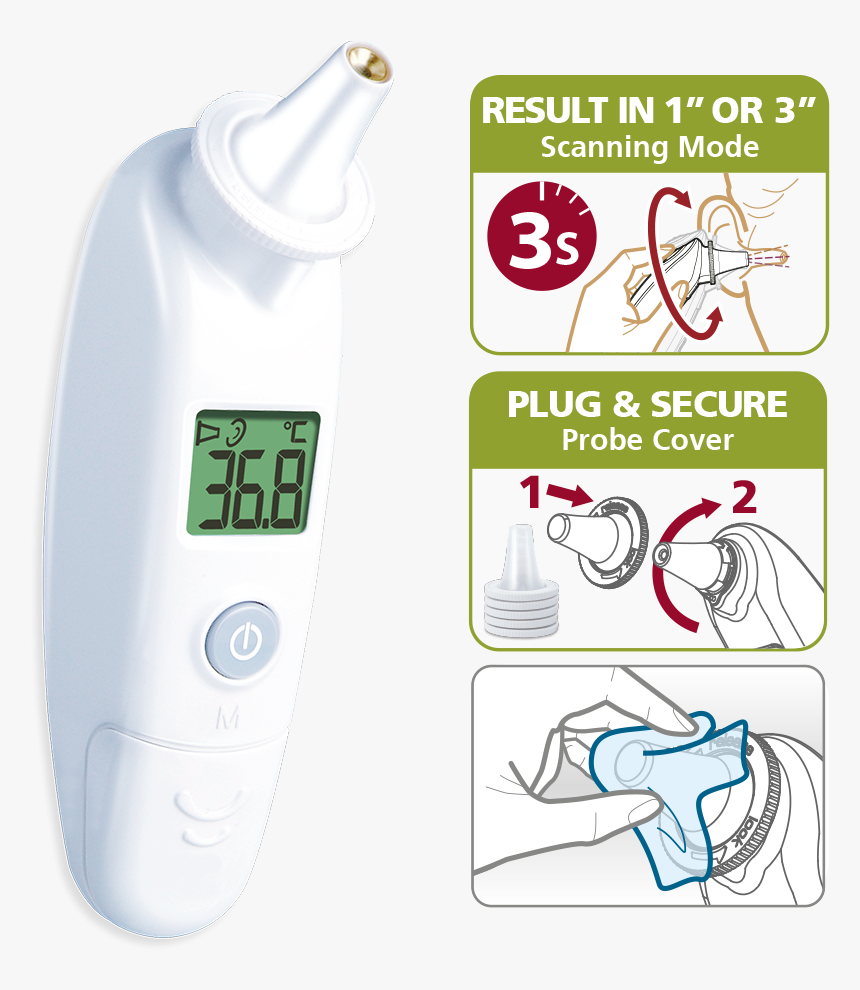 Rossmax Ra600 Infrared Ear Thermometer, HD Png Download