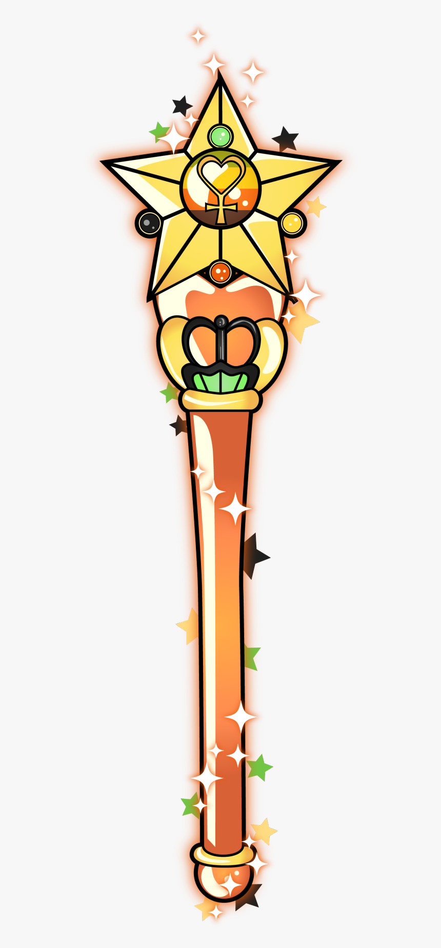 Sailor Venus Wand Png, Transparent Png