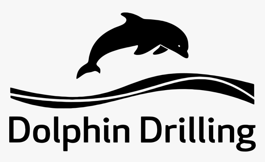 Transparent Dolphin Silhouette Png - Dolphin Drilling Logo, Png Download