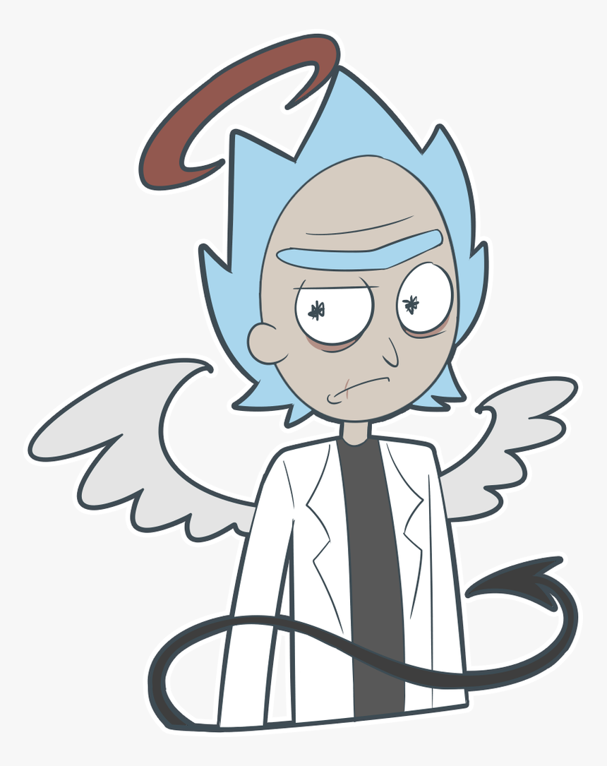 Rick And Morty - Chibi Rick And Morty, HD Png Download