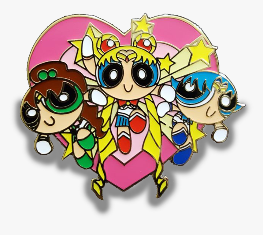 My Friend Designed A Powerpuff Girls/sailor Moon Mashup - Powerpuff Girls Sailor Moon, HD Png Download