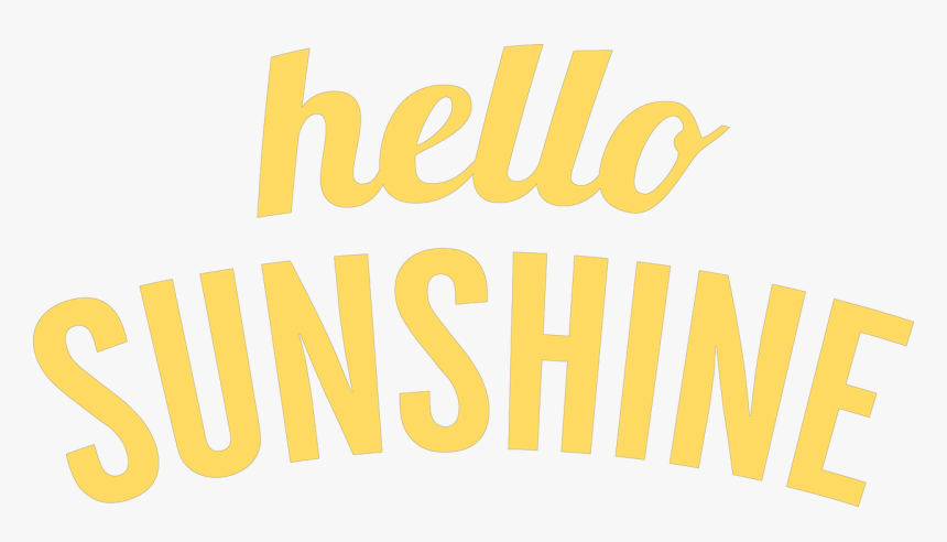 Hello Sunshine Svg Cut File - Hello Sunshine, HD Png Download