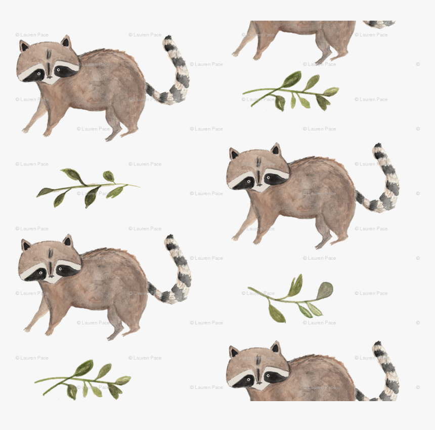 Hedgehog Cute Backgrounds Watercolor - Racoon Watercolor Kids, HD Png Download