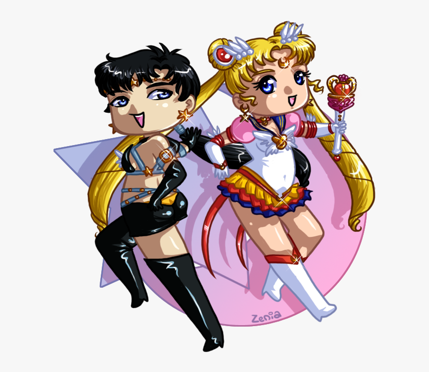 Sailor Star, Sterne Fighter And Sailor Moon - Sailor Star Character, HD Png Download