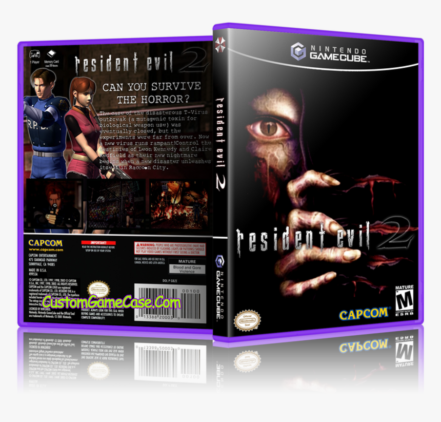 Resident Evil 2 Custom Game Case Resident Evil 2 Pc Cover, HD Png