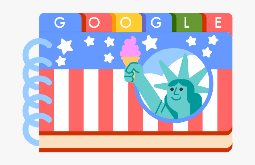 4th Of July - Fourth Of July Google Doodle 2018, HD Png Download