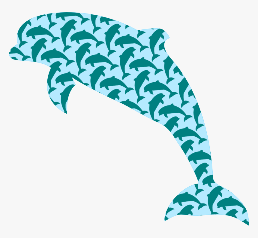 Fractal Patterns Dolphin, HD Png Download